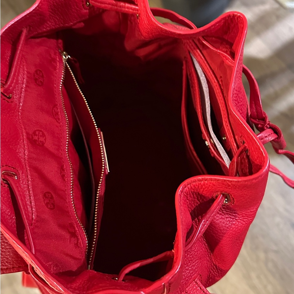 Tory Burch Red Backpack - Picture 15 of 17
